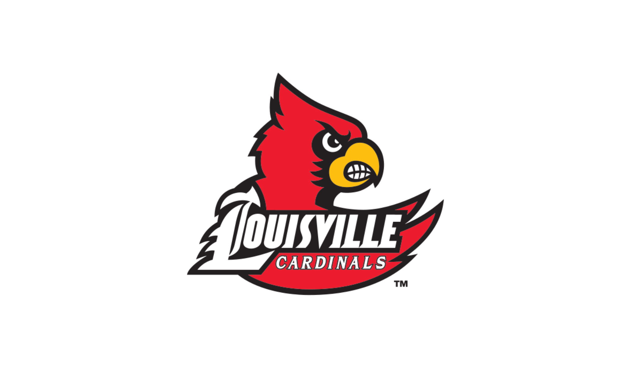 University Louisville Cardinal Logos Sticker