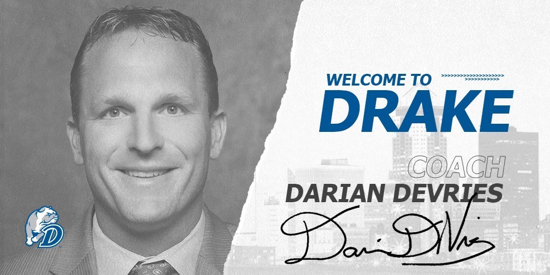 OFFICIAL Darian DeVries Named Drake Men's Basketball Head Coach HoopDirt