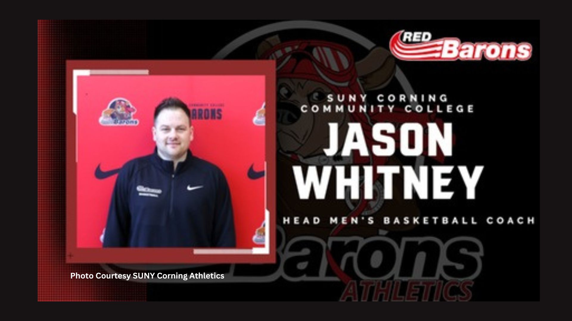 Whitney named Head Basketball Coach at SUNY Corning CC - HoopDirt