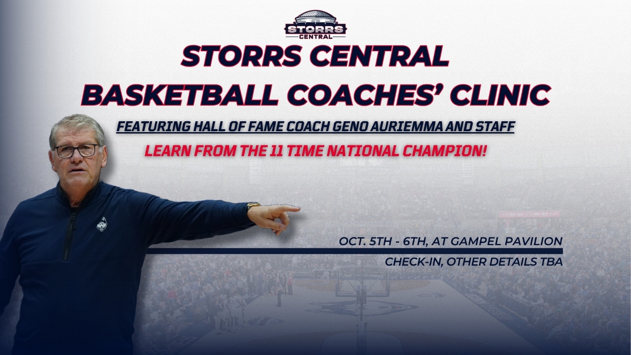 Storrs Central Basketball Coaches’ Clinic Featuring Geno Auriemma – HoopDirt